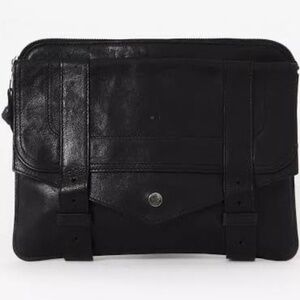 Proenza Schouler PS1 iPad Case | Black Leather | Gunmetal Hardware